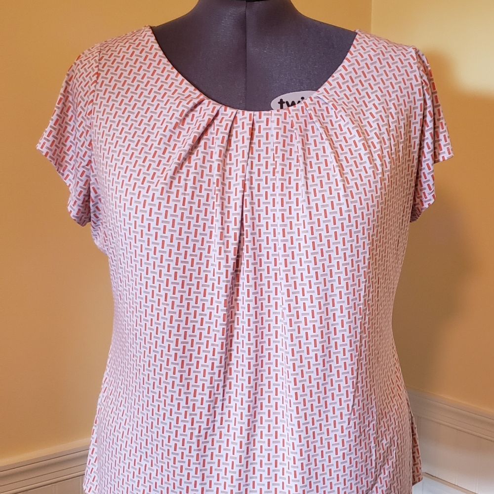 Worthington 3X gathered top